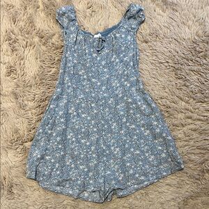 Abercrombie Kids Blue Floral Romper